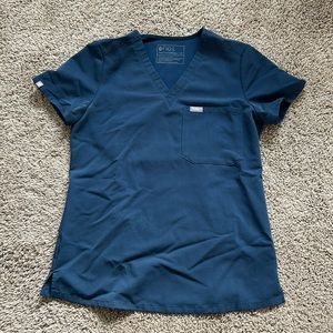 Figs Catarina scrub top XS dark harbor